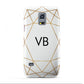 Personalised Initials White Gold Geometric Samsung Galaxy S5 Mini Case