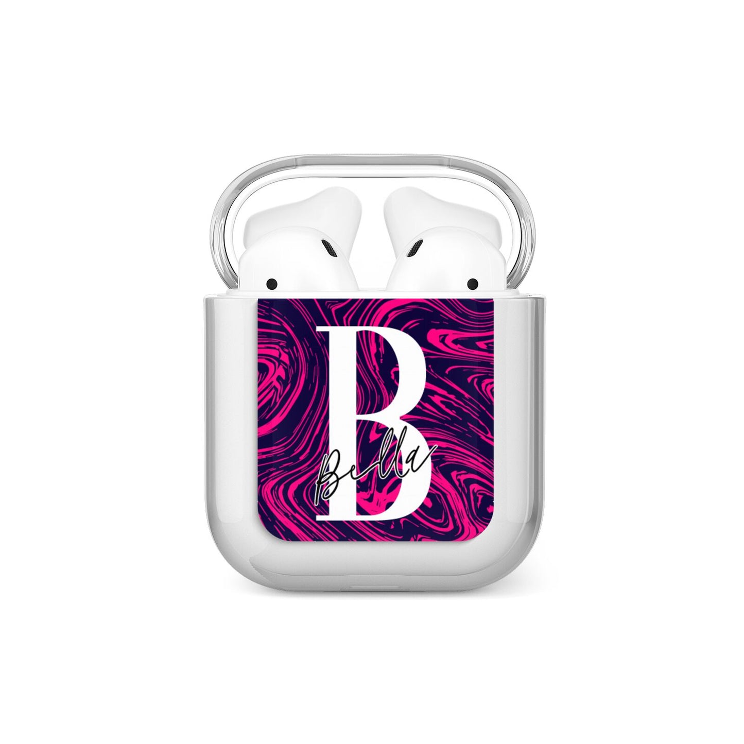 Personalised Ink Marble AirPods Case