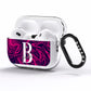 Personalised Ink Marble AirPods Pro Clear Case Side Image