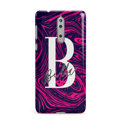 Personalised Ink Marble Nokia Case