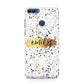 Personalised Ink Splatter Gold Huawei P Smart Case