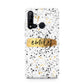 Personalised Ink Splatter Gold Huawei P20 Lite 5G Phone Case