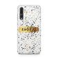 Personalised Ink Splatter Gold Huawei P20 Pro Phone Case