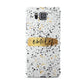 Personalised Ink Splatter Gold Samsung Galaxy Alpha Case