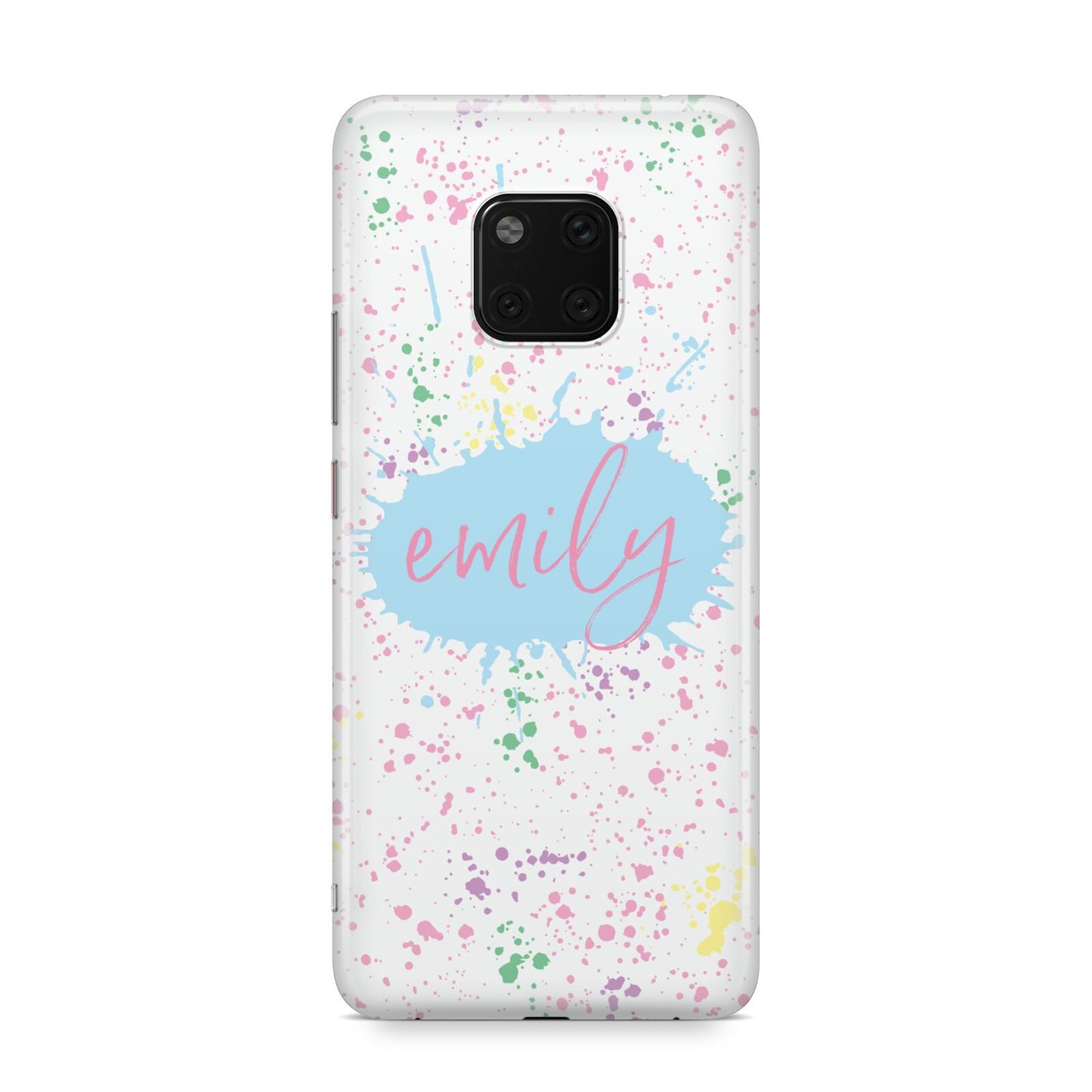Personalised Ink Splatter Mulitcoloured Huawei Mate 20 Pro Phone Case