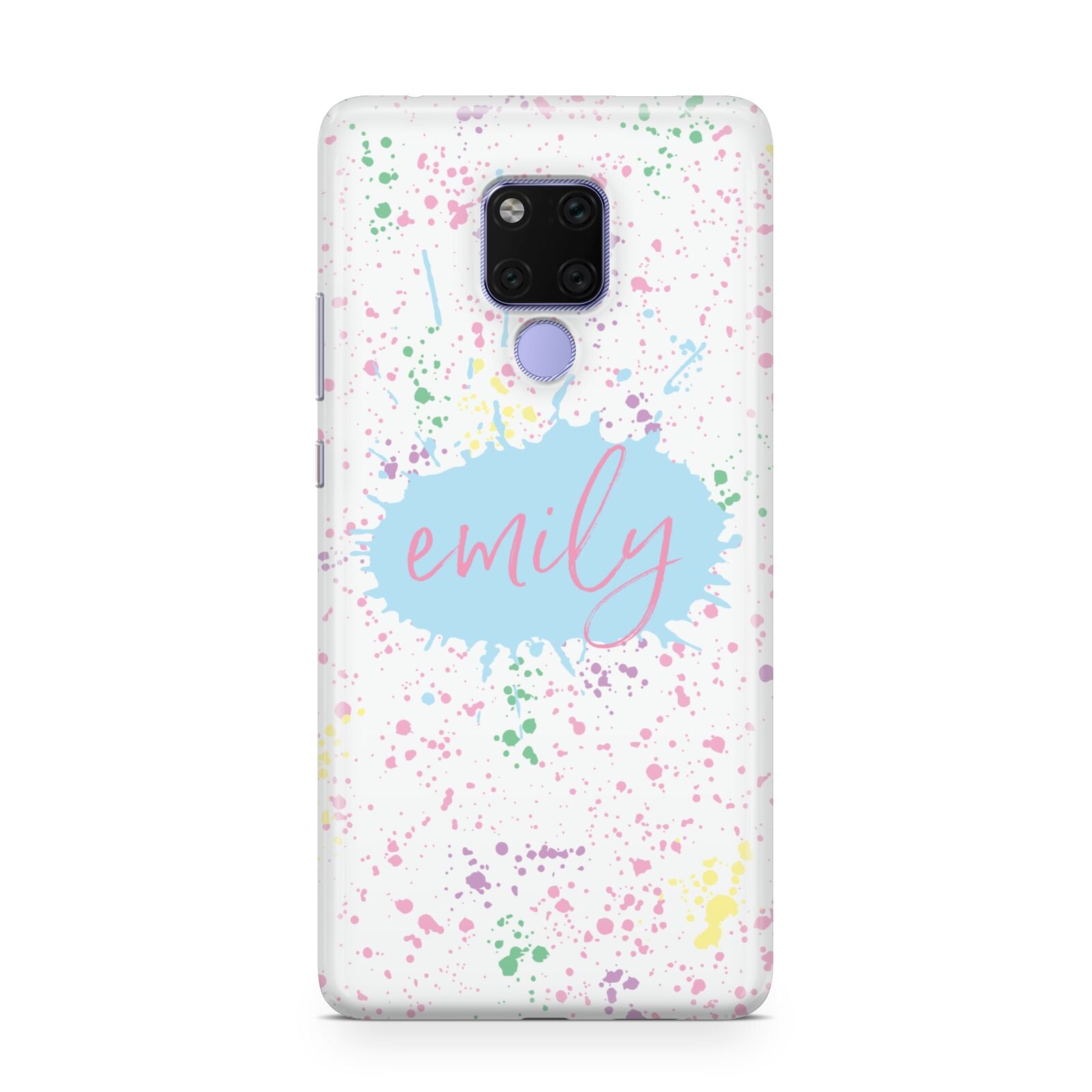 Personalised Ink Splatter Mulitcoloured Huawei Mate 20X Phone Case