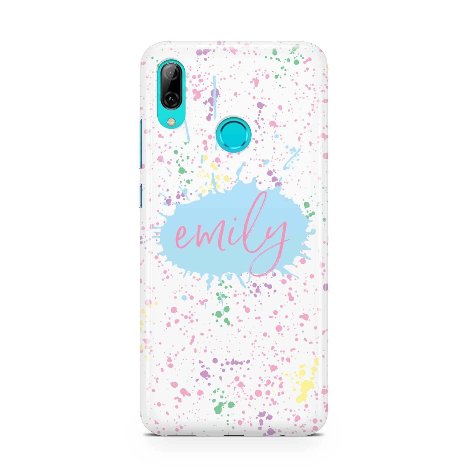 Personalised Ink Splatter Mulitcoloured Huawei P Smart 2019 Case