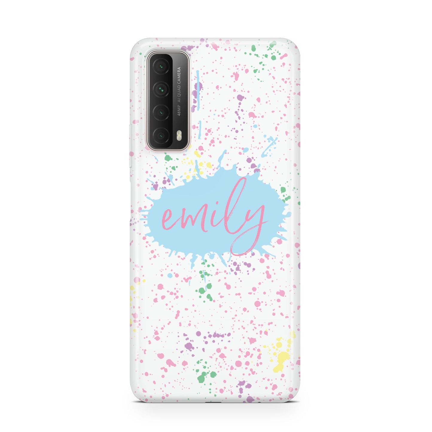 Personalised Ink Splatter Mulitcoloured Huawei P Smart 2021