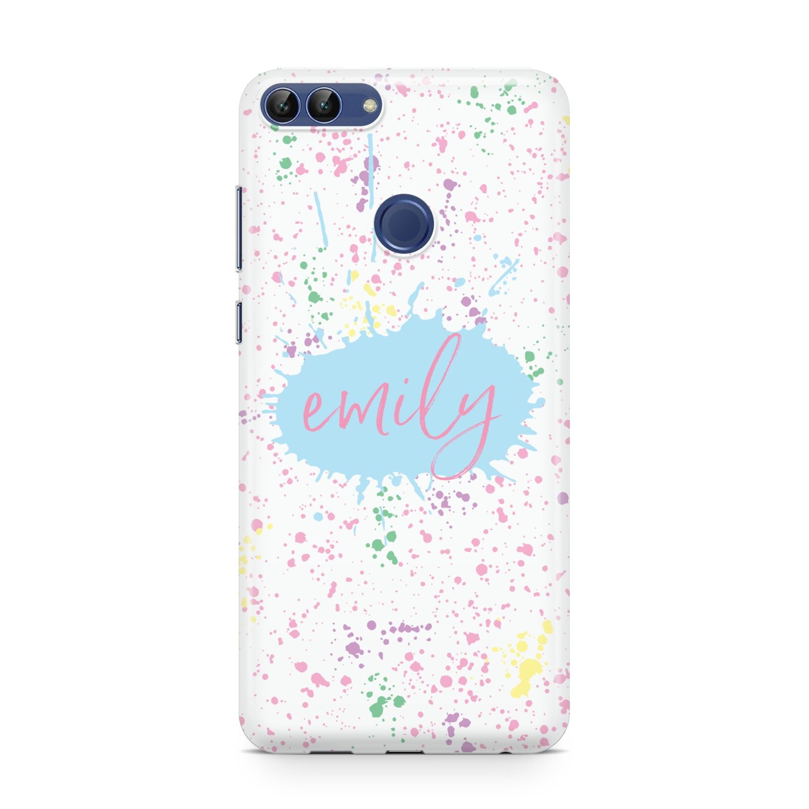 Personalised Ink Splatter Mulitcoloured Huawei P Smart Case