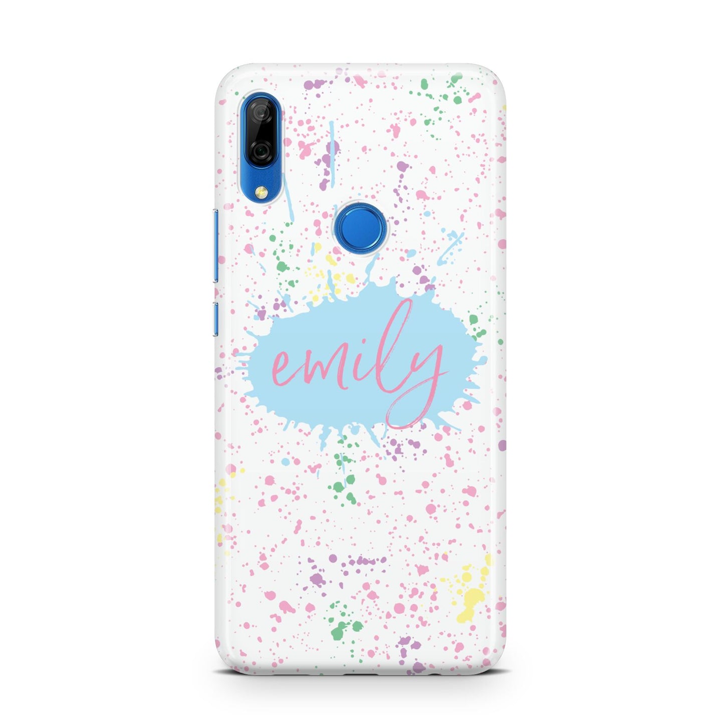 Personalised Ink Splatter Mulitcoloured Huawei P Smart Z