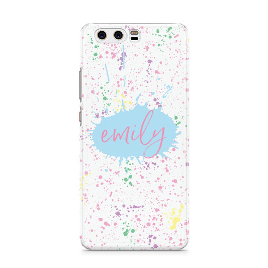 Personalised Ink Splatter Mulitcoloured Huawei P10 Phone Case