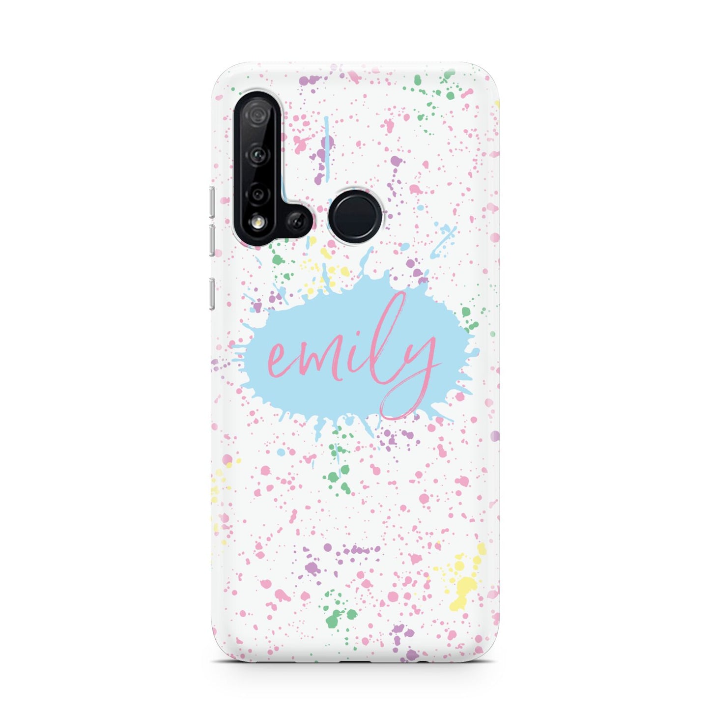 Personalised Ink Splatter Mulitcoloured Huawei P20 Lite 5G Phone Case