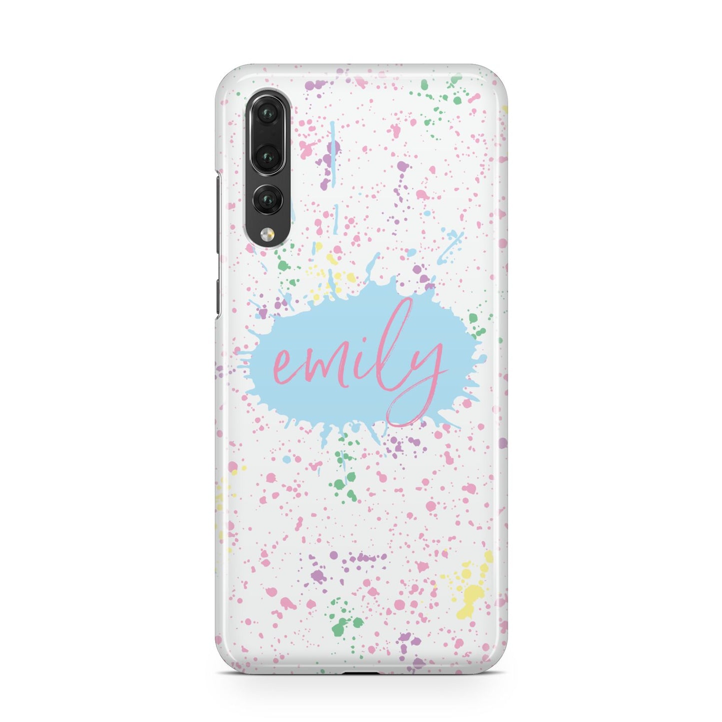 Personalised Ink Splatter Mulitcoloured Huawei P20 Pro Phone Case