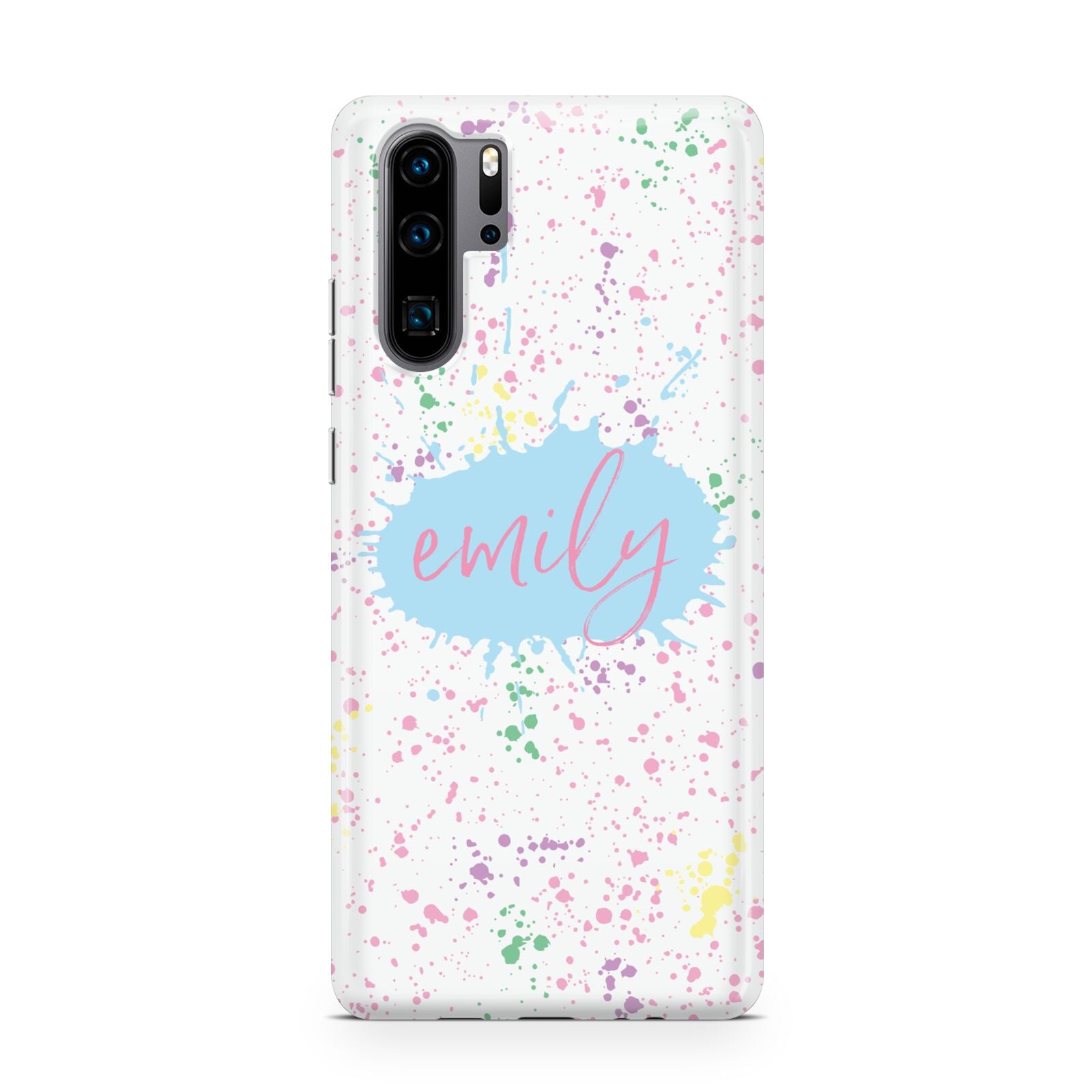 Personalised Ink Splatter Mulitcoloured Huawei P30 Pro Phone Case