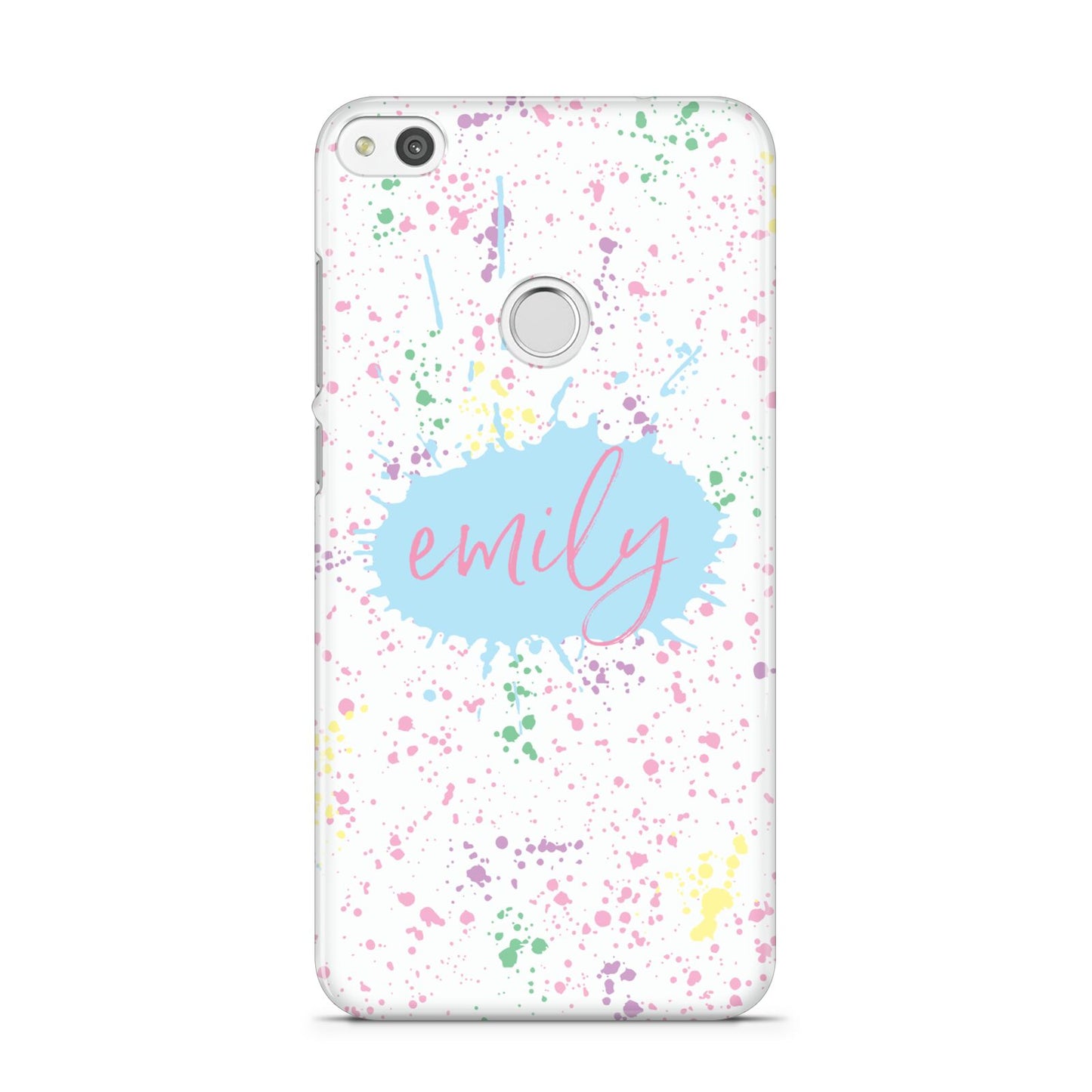 Personalised Ink Splatter Mulitcoloured Huawei P8 Lite Case