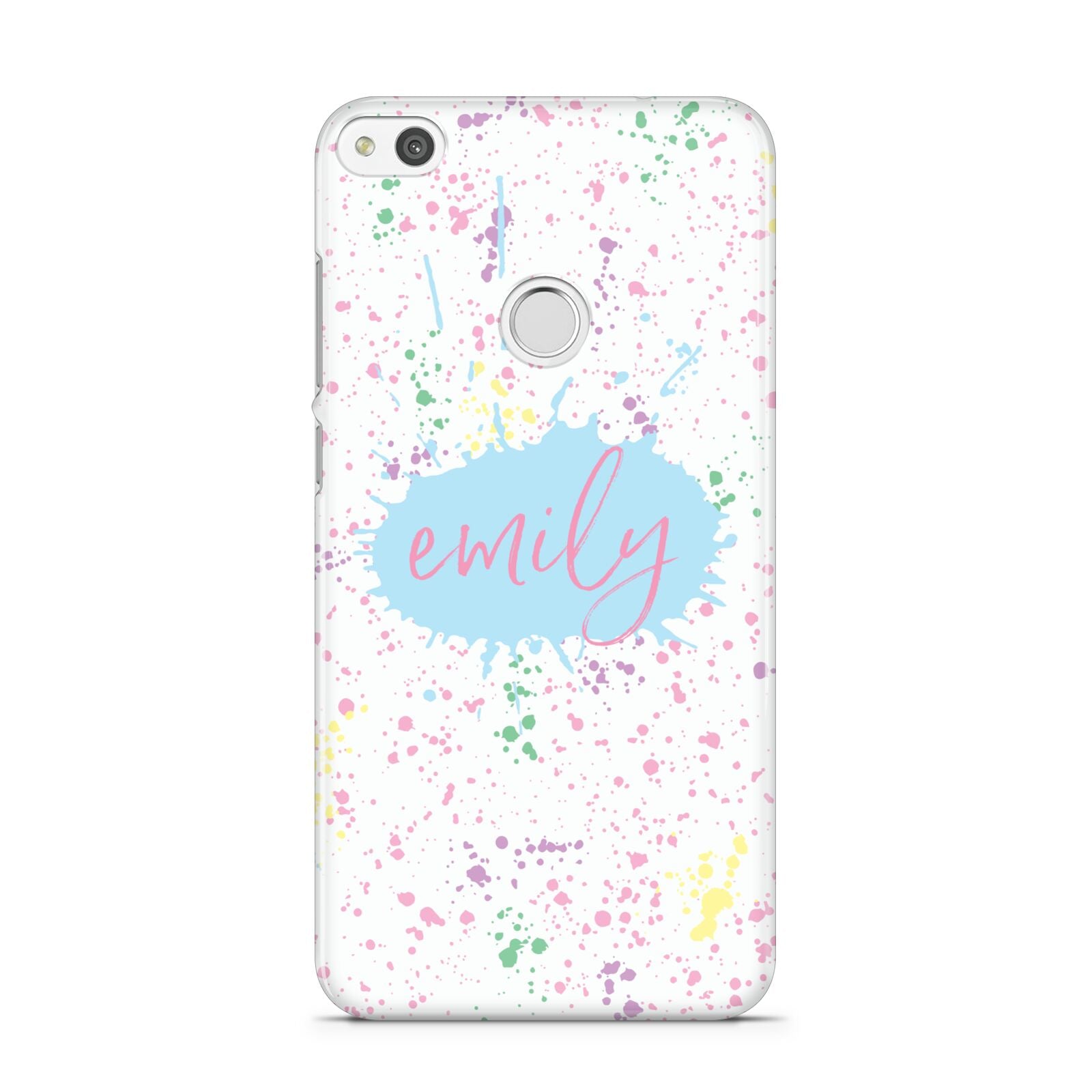 Personalised Ink Splatter Mulitcoloured Huawei P8 Lite Case