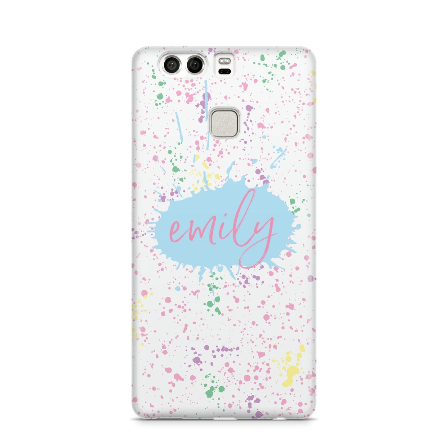 Personalised Ink Splatter Mulitcoloured Huawei P9 Case