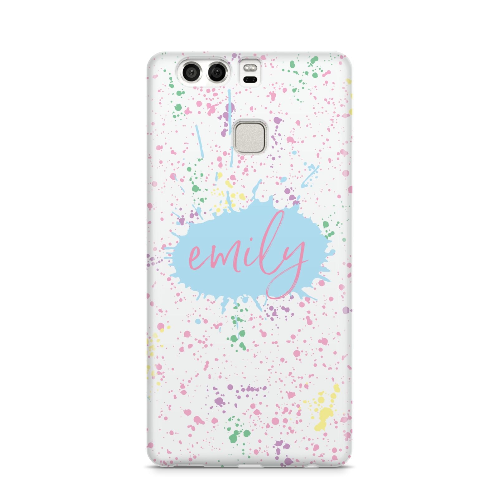 Personalised Ink Splatter Mulitcoloured Huawei P9 Case