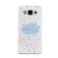 Personalised Ink Splatter Mulitcoloured Samsung Galaxy A3 Case