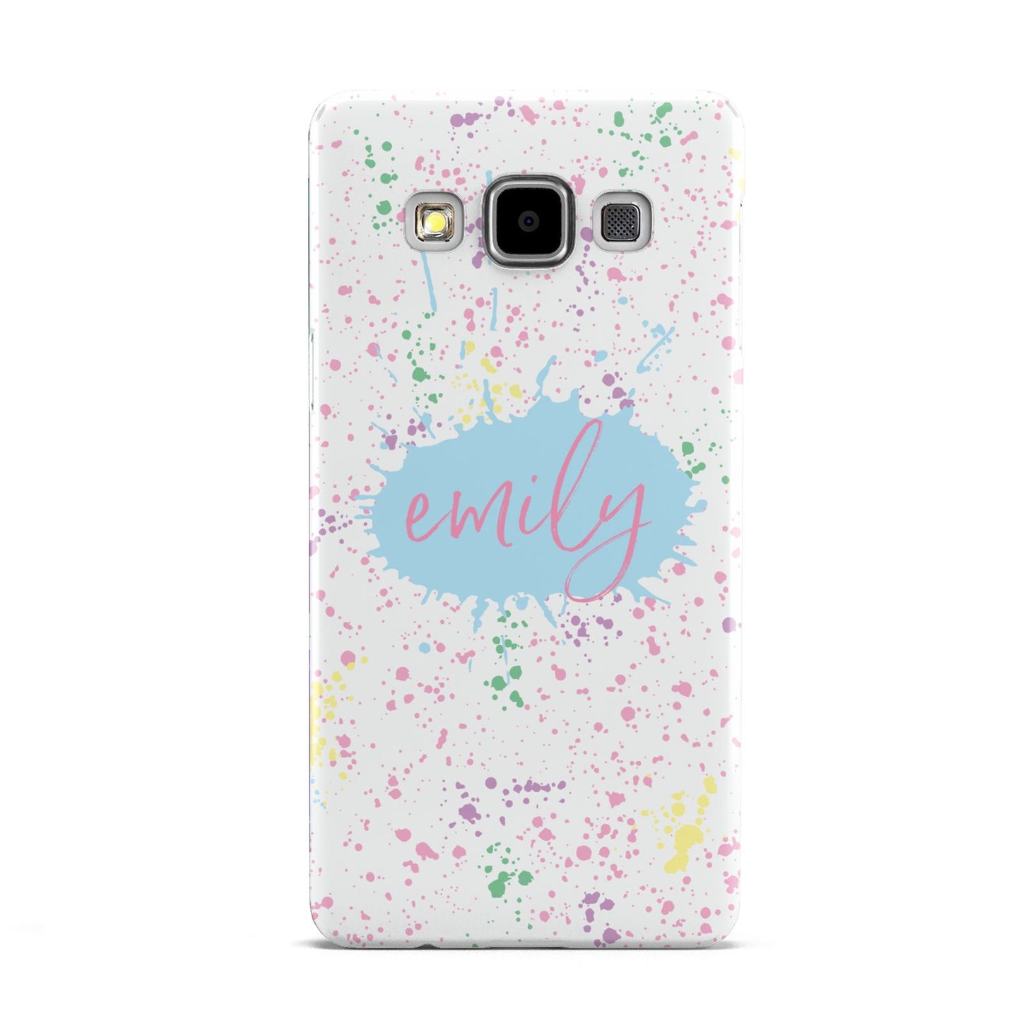Personalised Ink Splatter Mulitcoloured Samsung Galaxy A5 Case