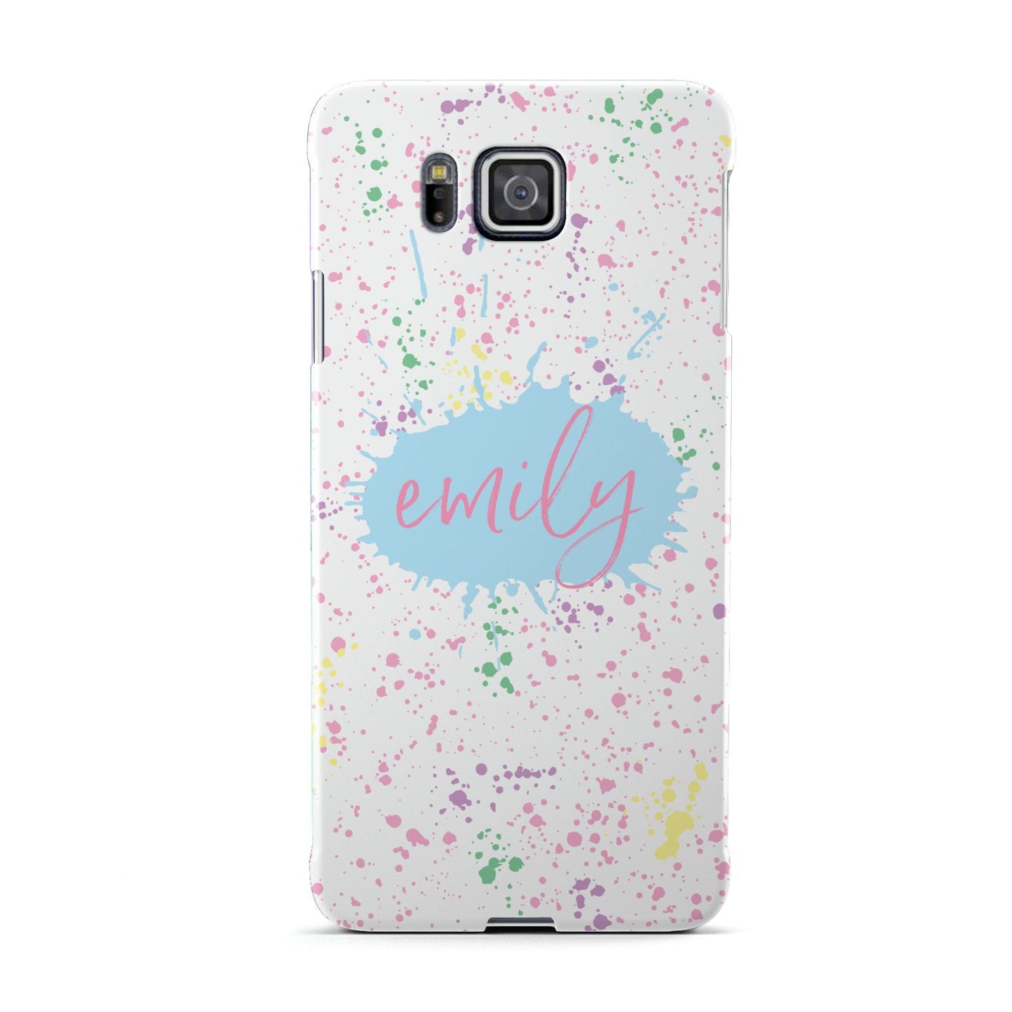 Personalised Ink Splatter Mulitcoloured Samsung Galaxy Alpha Case