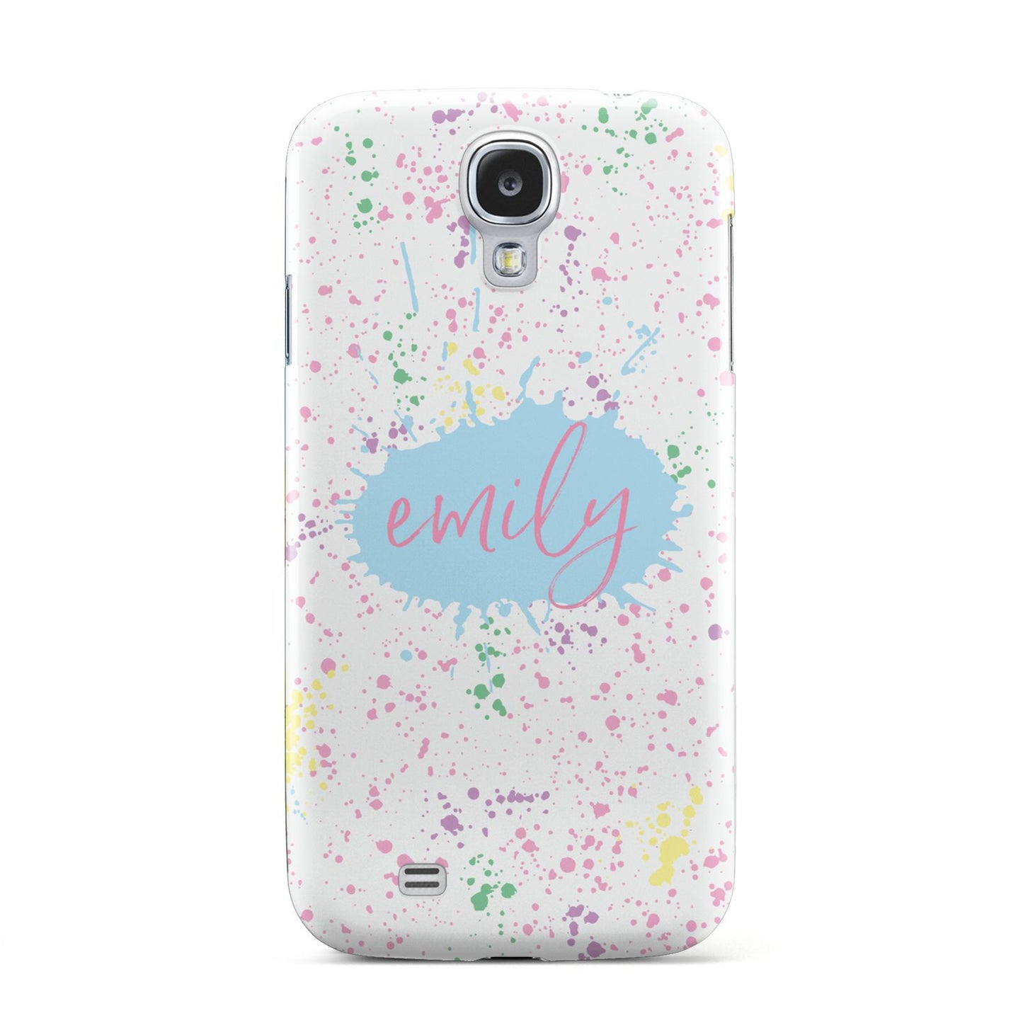 Personalised Ink Splatter Mulitcoloured Samsung Galaxy S4 Case