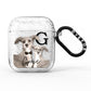 Personalised Italian Greyhound AirPods Glitter Case