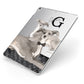Personalised Italian Greyhound Apple iPad Case on Silver iPad Side View