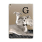 Personalised Italian Greyhound Apple iPad Gold Case