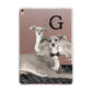 Personalised Italian Greyhound Apple iPad Rose Gold Case