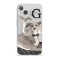 Personalised Italian Greyhound iPhone 13 Clear Bumper Case