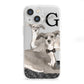 Personalised Italian Greyhound iPhone 13 Mini Clear Bumper Case