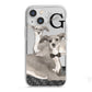 Personalised Italian Greyhound iPhone 13 Mini TPU Impact Case with White Edges