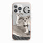 Personalised Italian Greyhound iPhone 13 Pro TPU Impact Case with Pink Edges