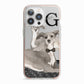 Personalised Italian Greyhound iPhone 13 Pro TPU Impact Case with Pink Edges