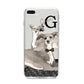 Personalised Italian Greyhound iPhone 8 Plus Bumper Case on Silver iPhone