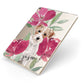 Personalised Jack Russel Apple iPad Case on Gold iPad Side View
