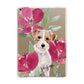 Personalised Jack Russel Apple iPad Gold Case