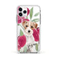 Personalised Jack Russel Apple iPhone 11 Pro in Silver with White Impact Case