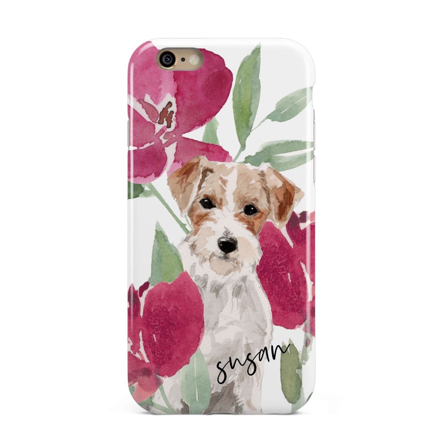 Personalised Jack Russel Apple iPhone 6 3D Tough Case