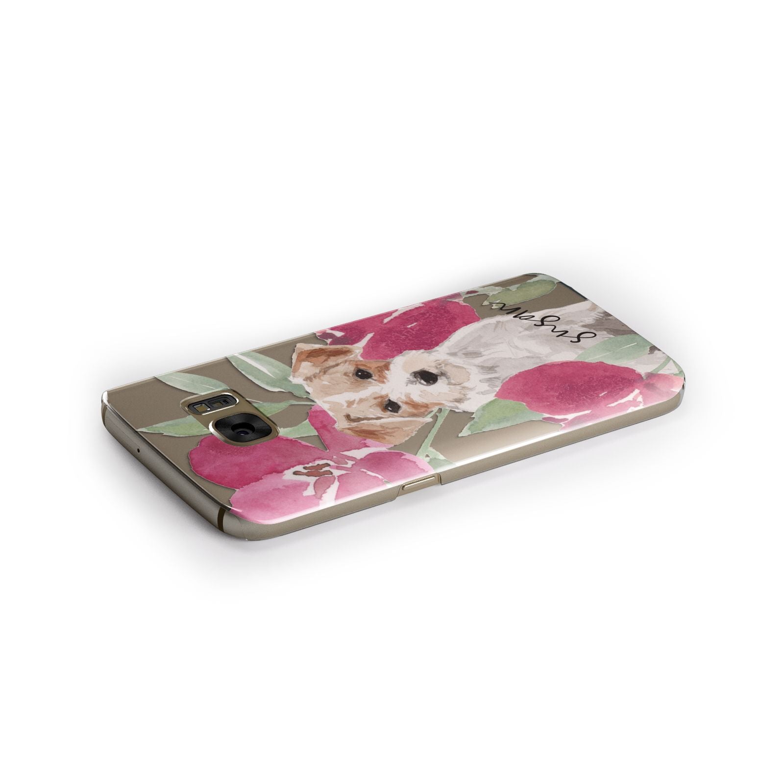 Personalised Jack Russel Samsung Galaxy Case Side Close Up
