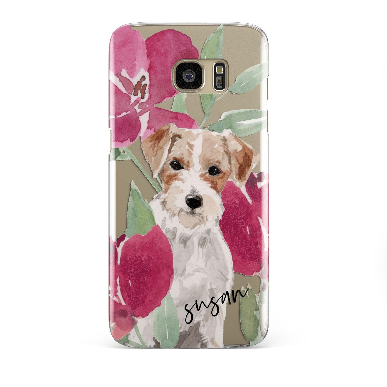 Personalised Jack Russel Samsung Galaxy S7 Edge Case