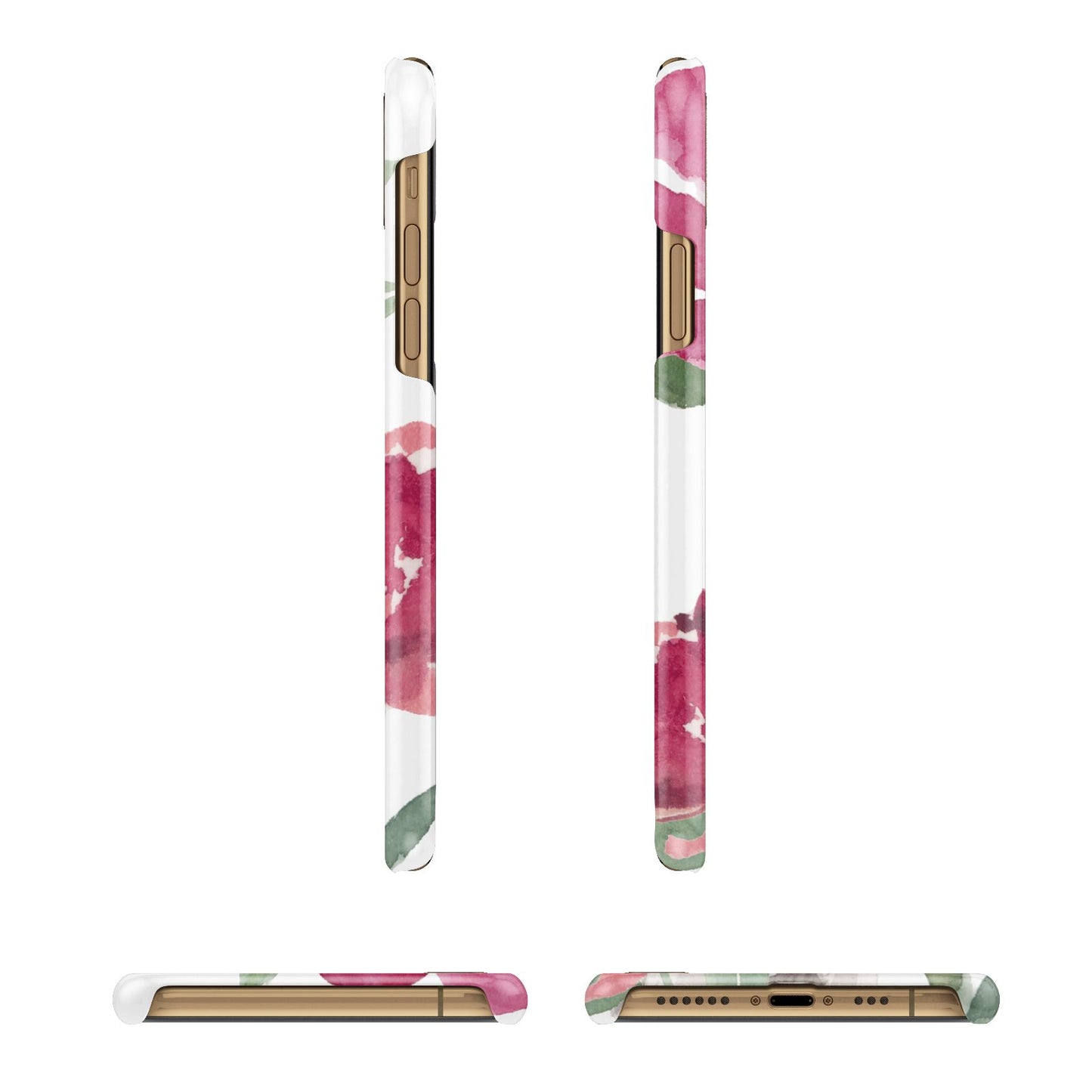 Personalised Jack Russel iPhone 11 3D Snap Case Angle Images