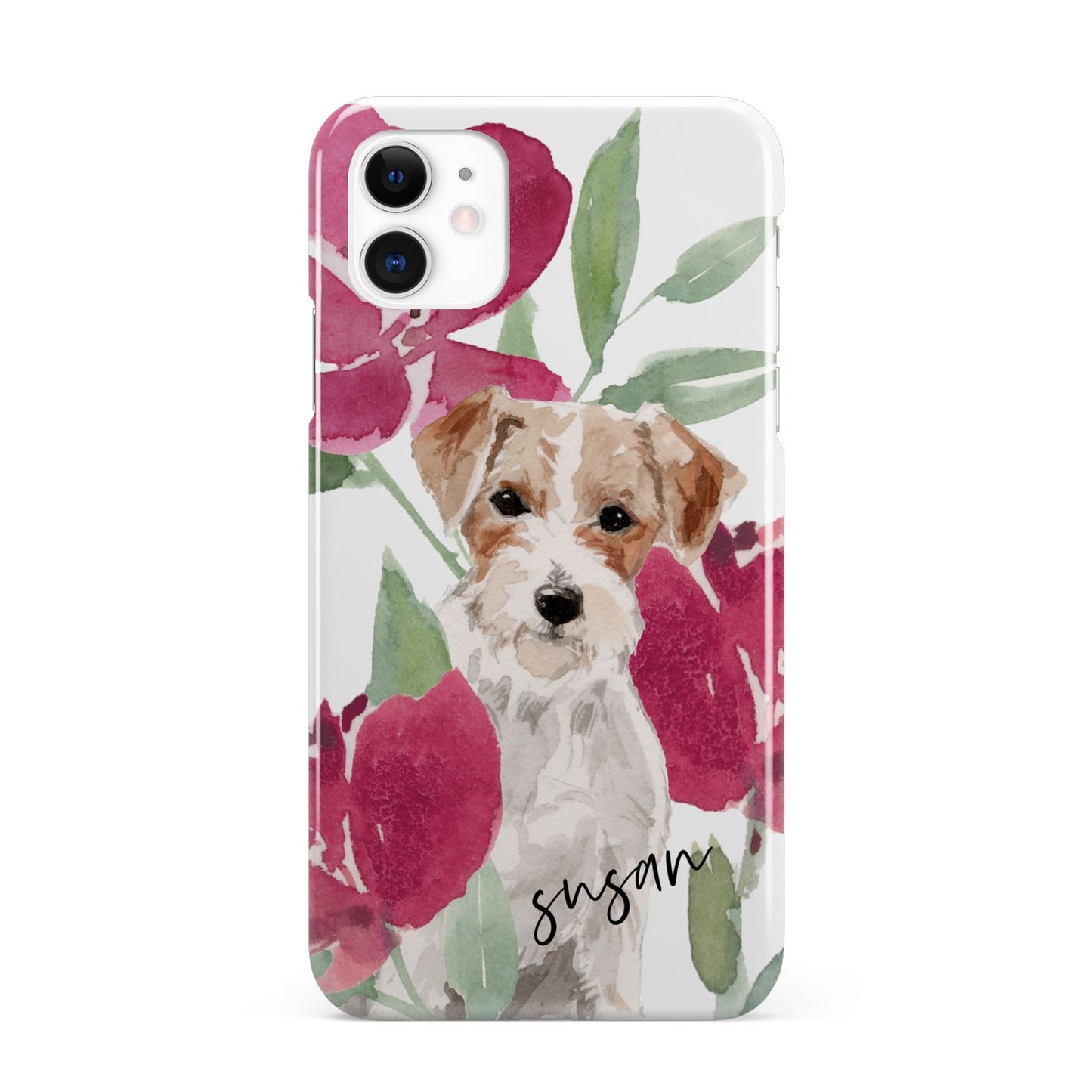 Personalised Jack Russel iPhone 11 3D Snap Case