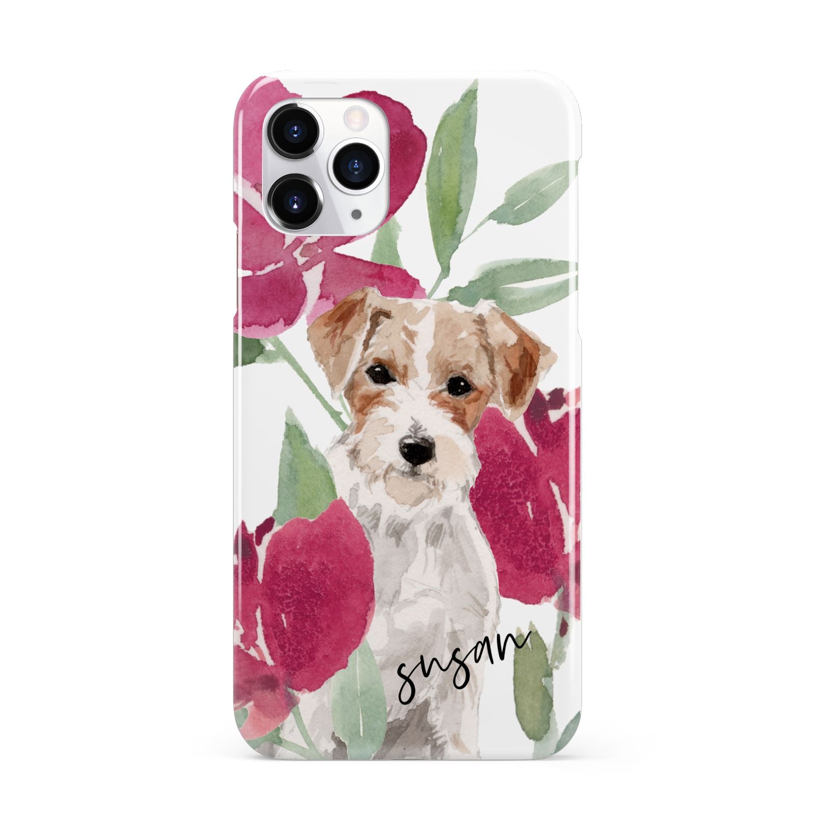 Personalised Jack Russel iPhone 11 Pro 3D Snap Case