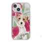 Personalised Jack Russel iPhone 13 Mini TPU Impact Case with White Edges