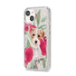Personalised Jack Russel iPhone 14 Glitter Tough Case Starlight Angled Image