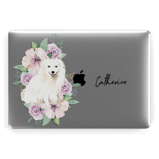 Personalised Japanese Spitz Apple MacBook Case