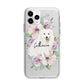 Personalised Japanese Spitz Apple iPhone 11 Pro in Silver with Bumper Case