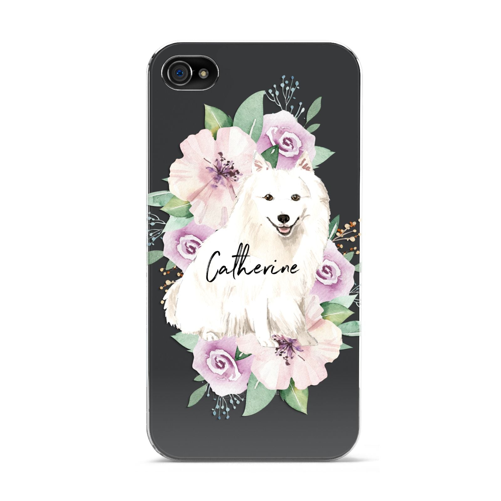 Personalised Japanese Spitz Apple iPhone 4s Case